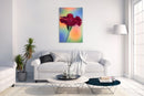 Metal Art Print - A close-up photograph of a rose campion flower.
