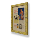 Framed original 1937 magazine ad for Camel Cigarettes. Framed with a one of a kind hand painted picture frame.