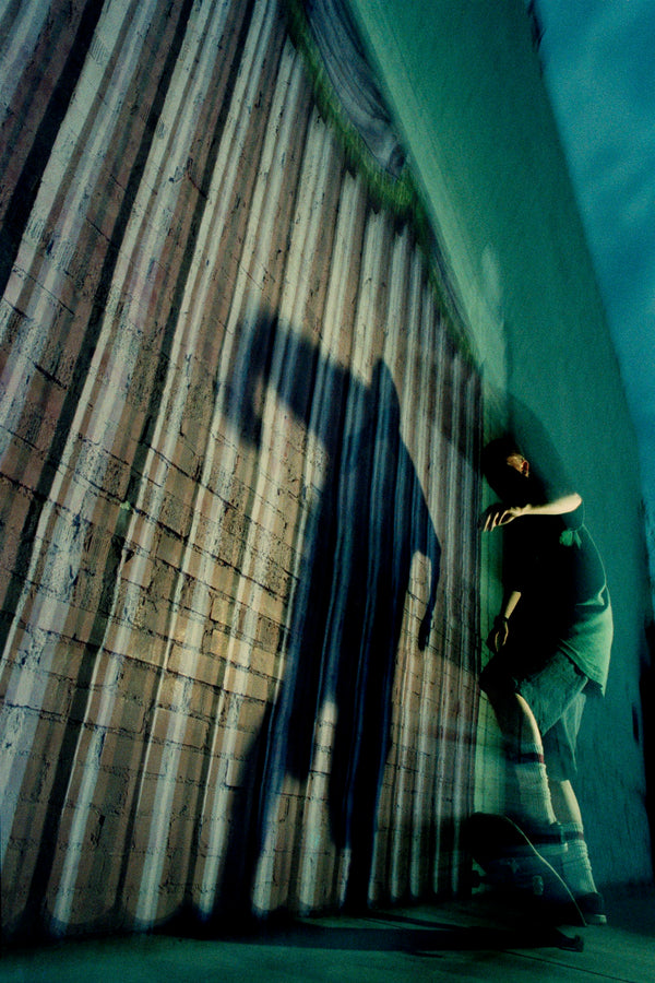 Art Print - An abstract photograph of a skateboarder.