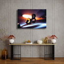 Metal Art Print - An abstract close-up photograph of rusty machine nuts.