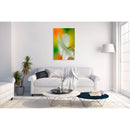 Canvas Art Print - A close-up photograph of an orchid flower.