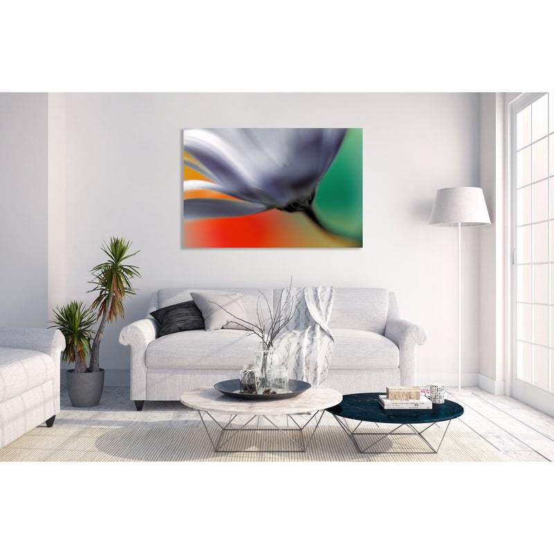 Canvas Art Print - A close-up photograph of a daisy flower.