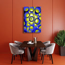 Canvas Art Print - An abstract photograph of plastic pipes.