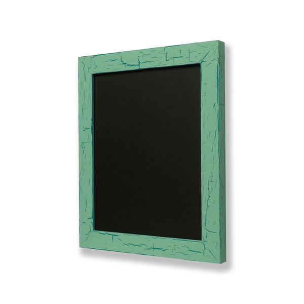 8” x 10” picture frame. One of a kind picture frame with hand painted crackle finish. Dutch Aqua & Aqua.